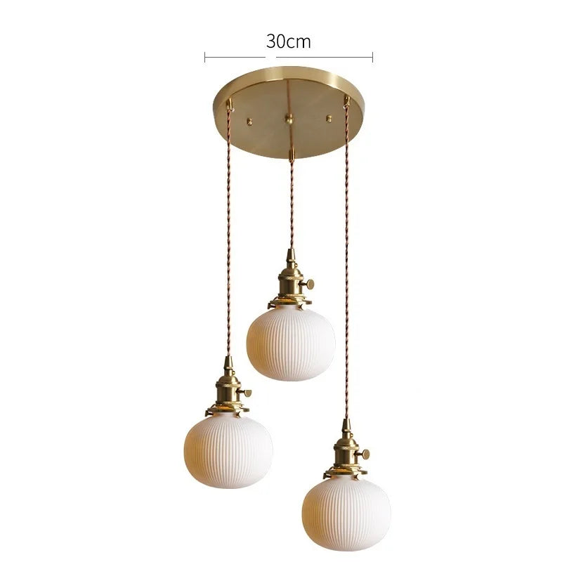 White Ceramic Pendant Lights