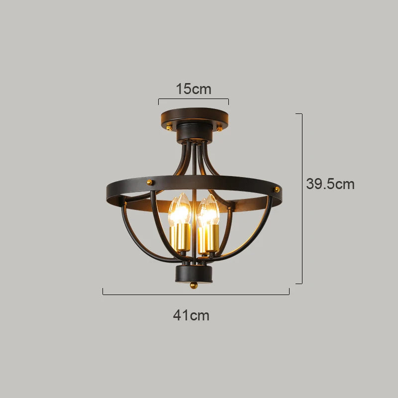 Modern Farmhouse Geometric Chandelier