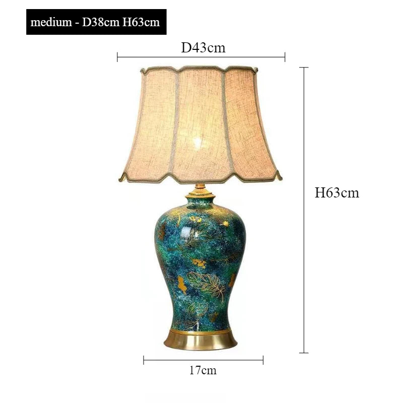 SANDYHA American Ceramic Desk Lamp