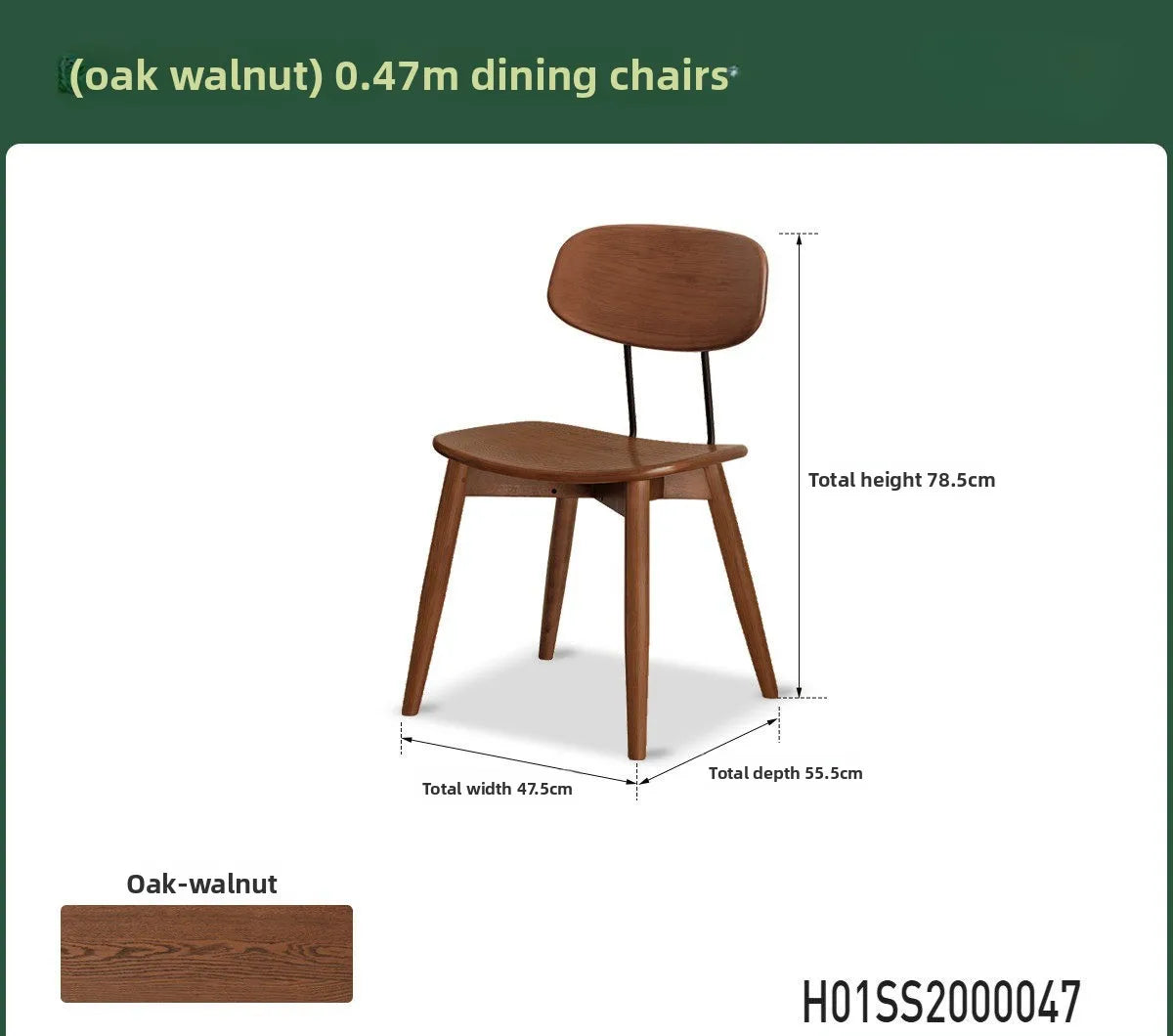 Solid Wood Dining Chairs