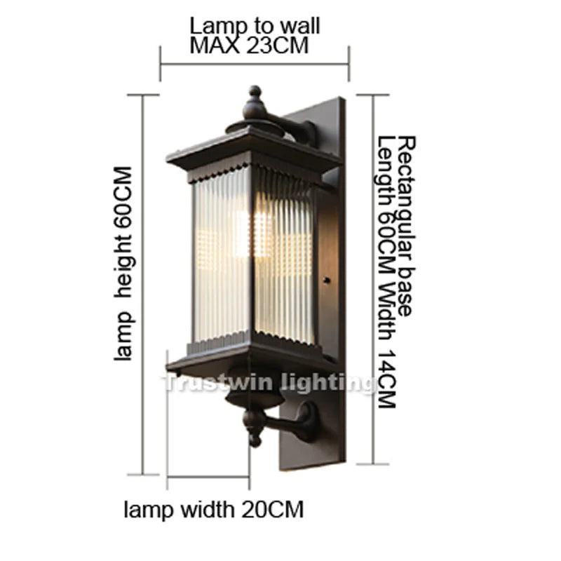 European Style Outdoor Wall Lamp