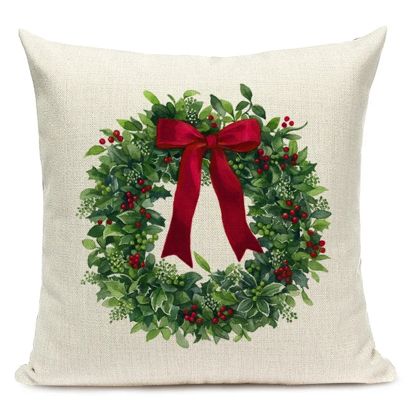 Christmas Tree Decoration Throw Pillow Case