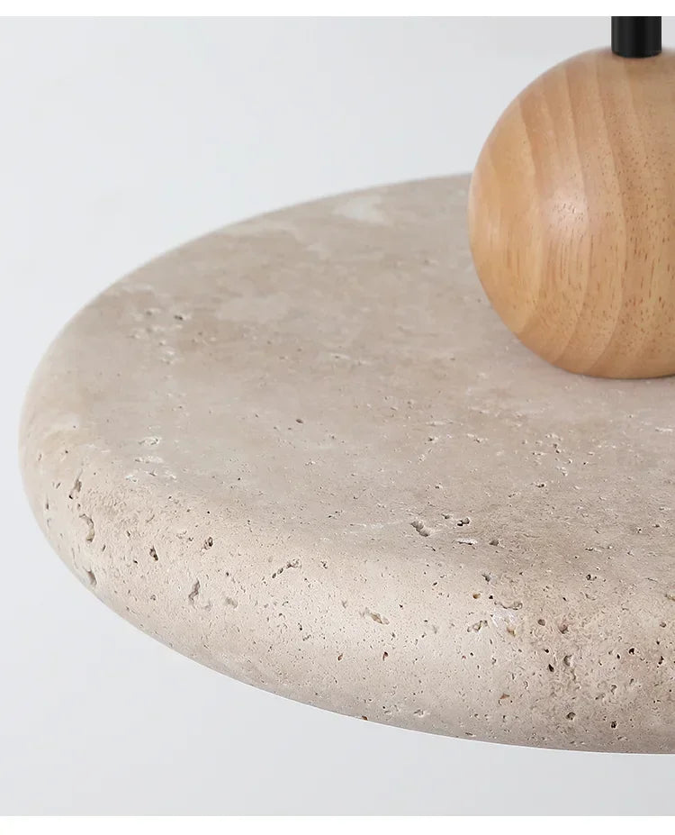 Vintage Travertine Chandeliers