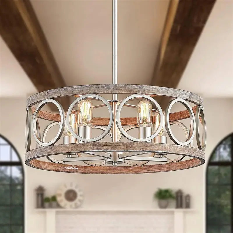 Industrial Circular Chandelier