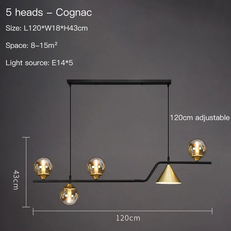 Scandinavia Glass Chandelier