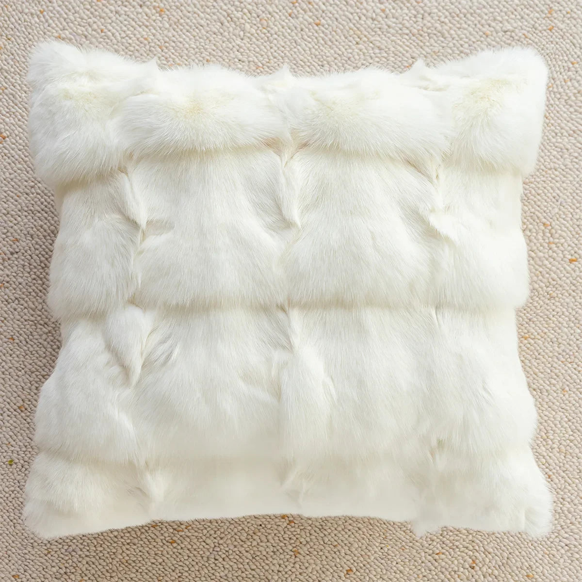 Creamy Simple Throw Pillowcase