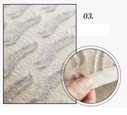 Creamy Simple Throw Pillowcase