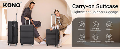 Kono Lightweight Cabin Suitcase