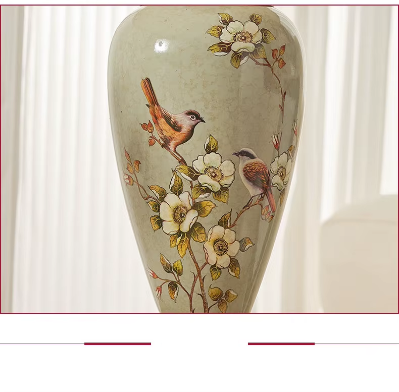 Vintage Chinese Style Ceramic Table Lamp