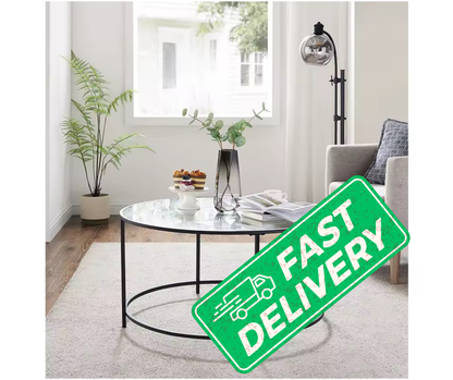 Glass Round Coffee Table