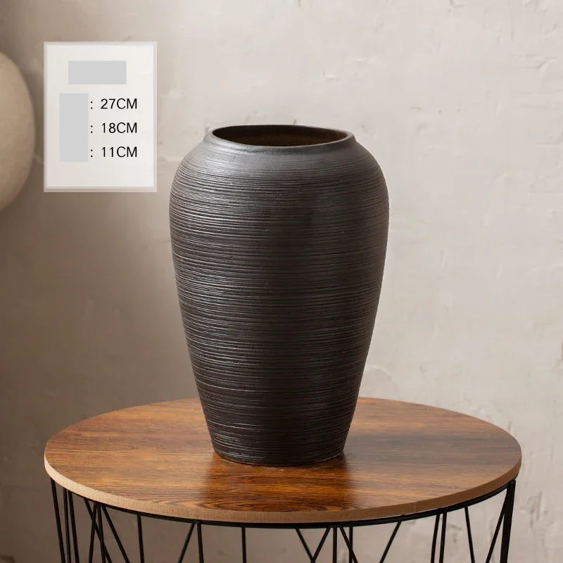 Japanese Black Coarse Pottery