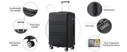 Kono Lightweight Cabin Suitcase