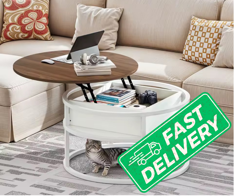 Round Lift Top Coffee Table