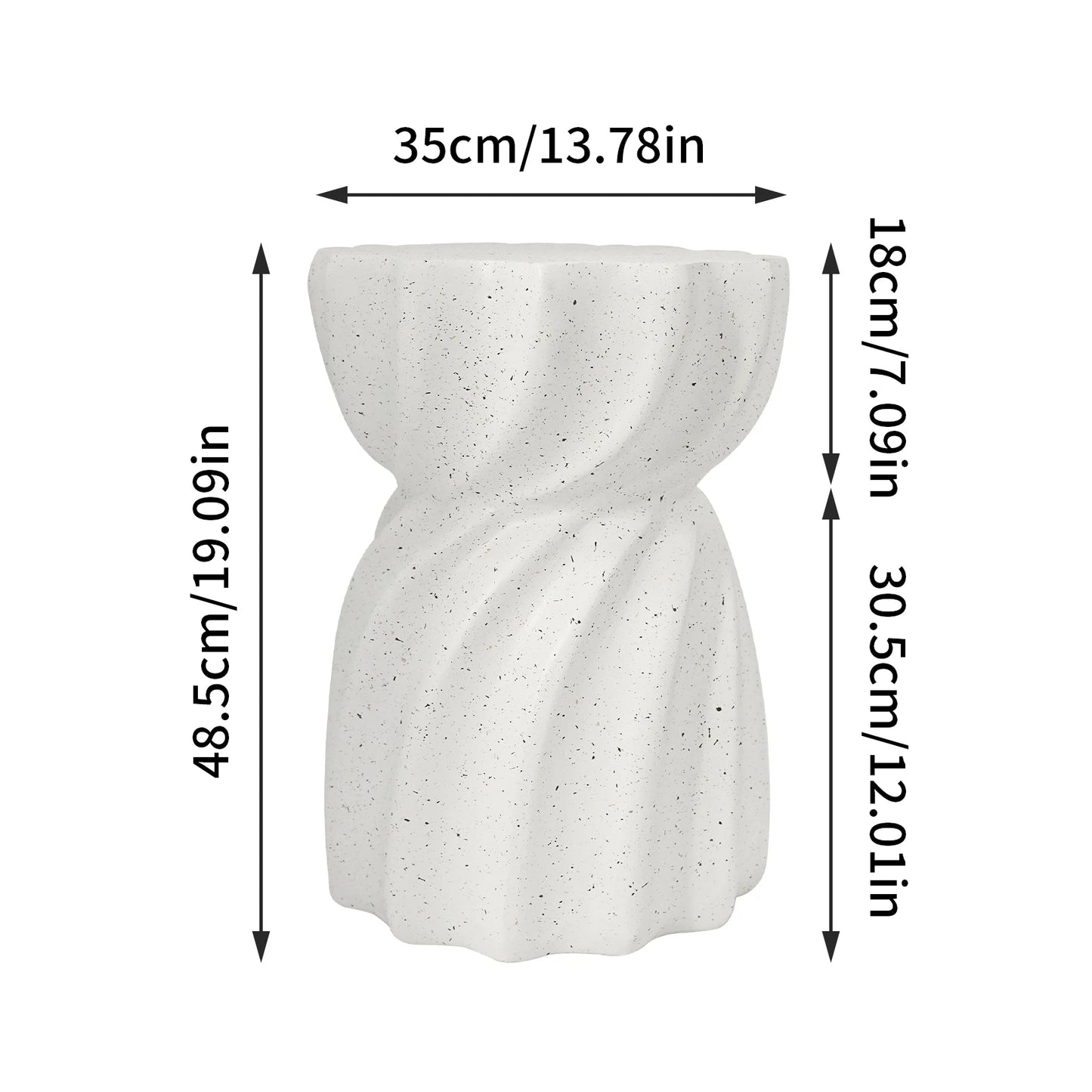 Lightweight Concrete Accent Table