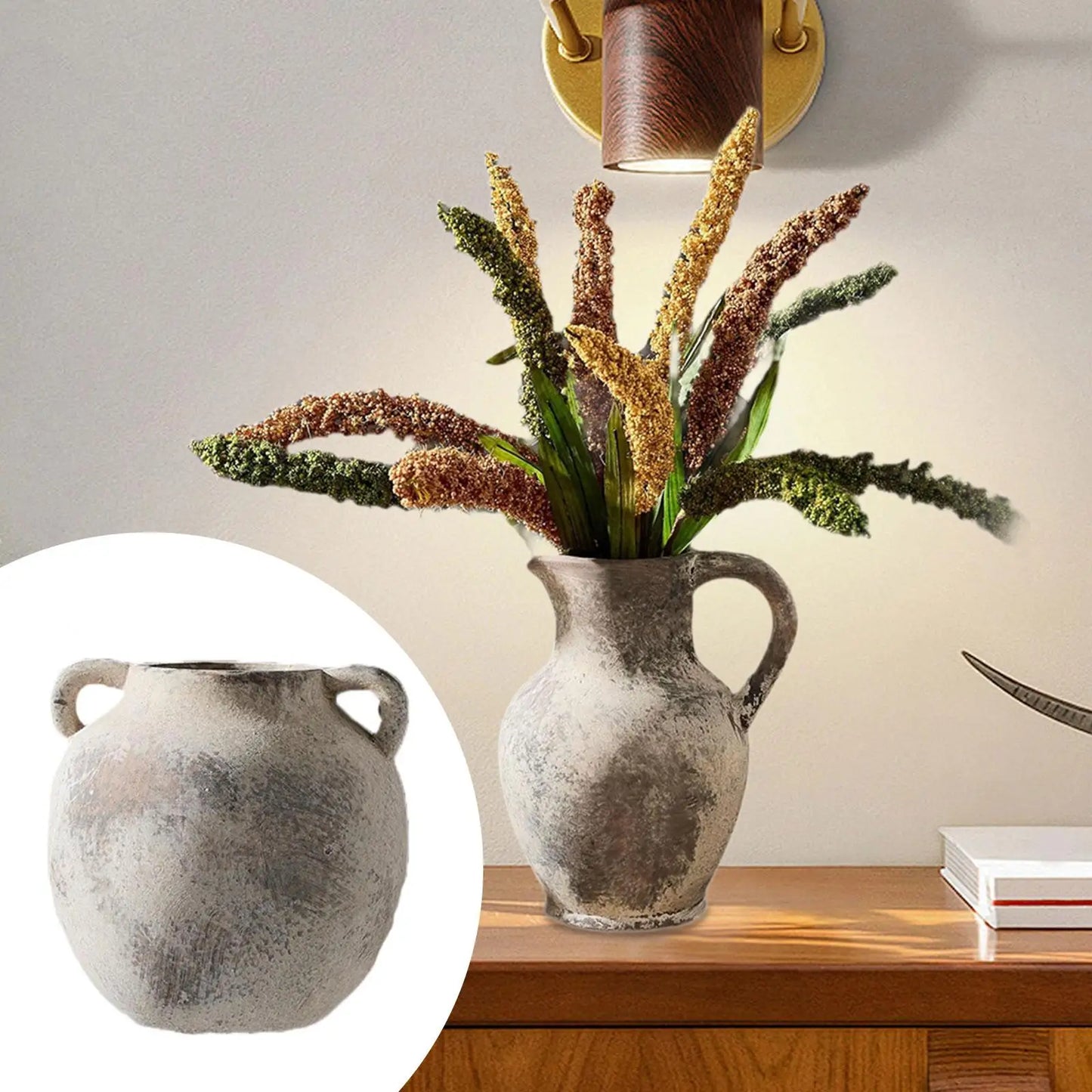 Retro Wabi Sabi Ceramic Vase