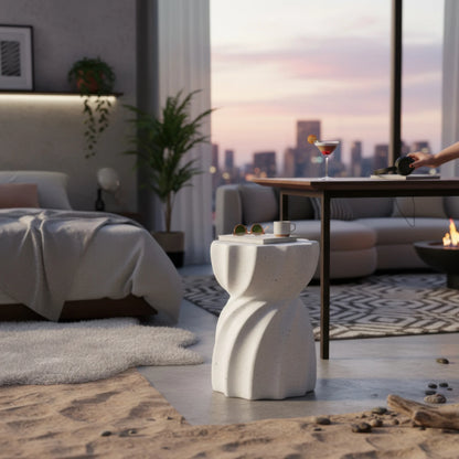 Lightweight Concrete Accent Table