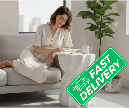 Lightweight Concrete Accent Table