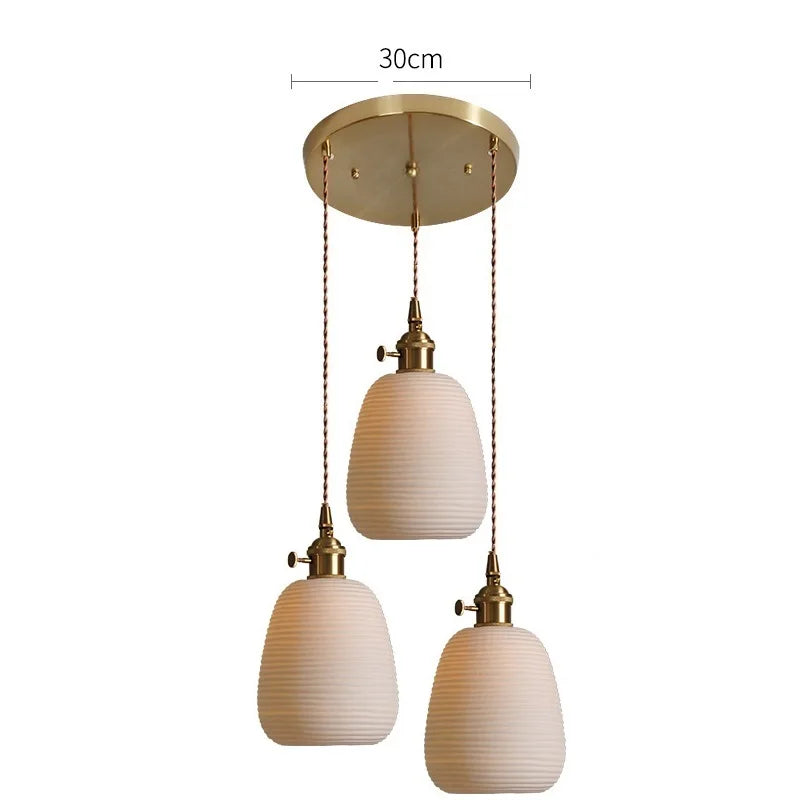 White Ceramic Pendant Lights
