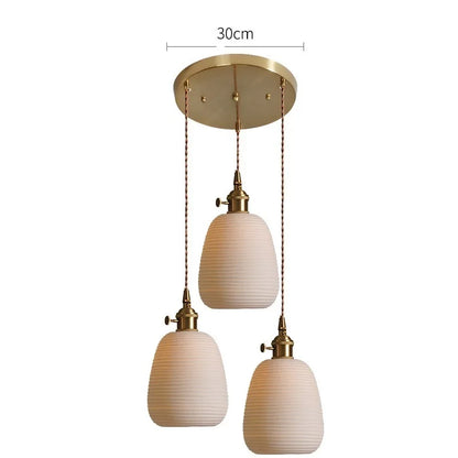 White Ceramic Pendant Lights