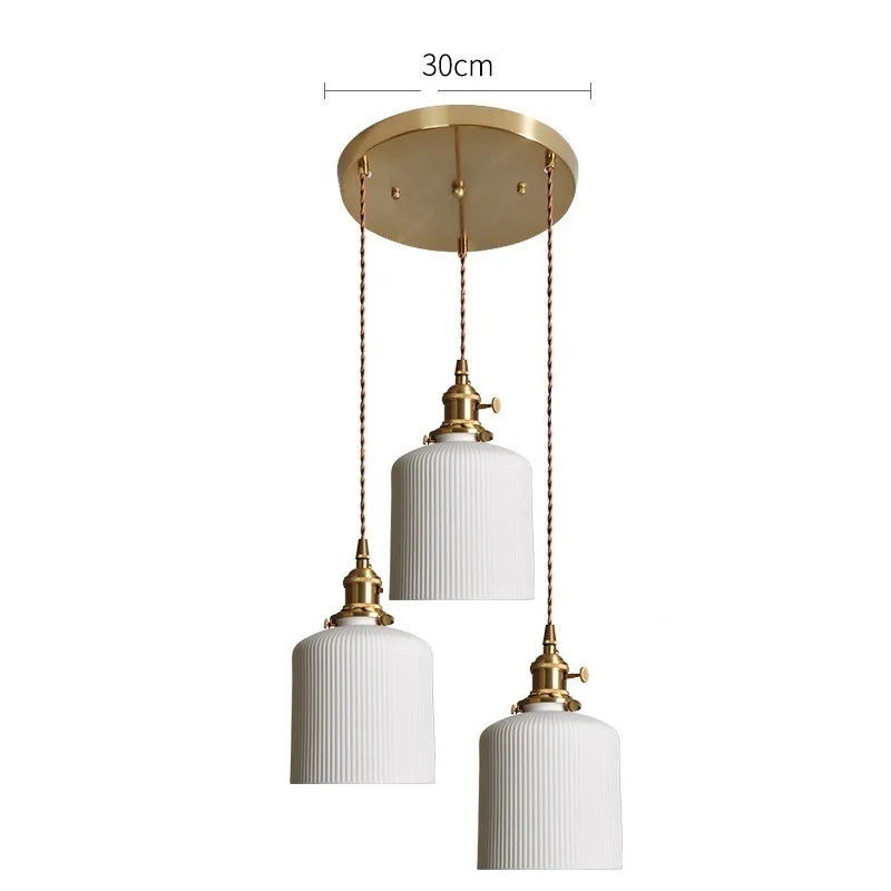 White Ceramic Pendant Lights