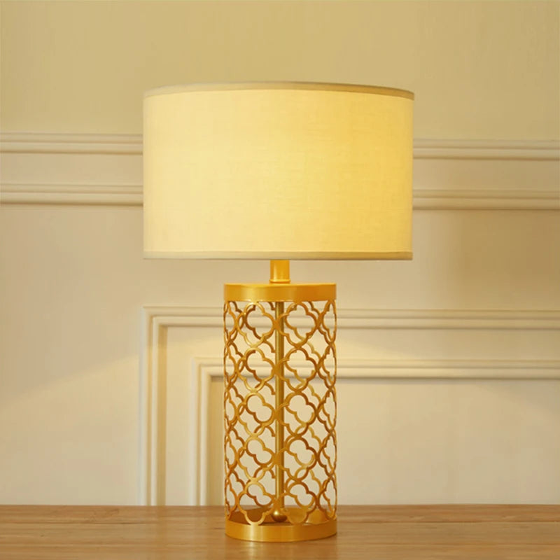 Golden Hollow Table Lamp
