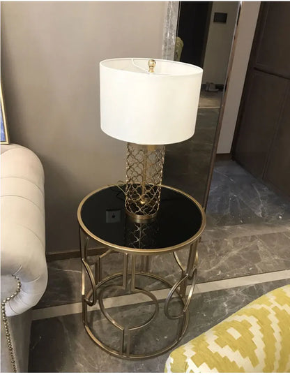 Golden Hollow Table Lamp