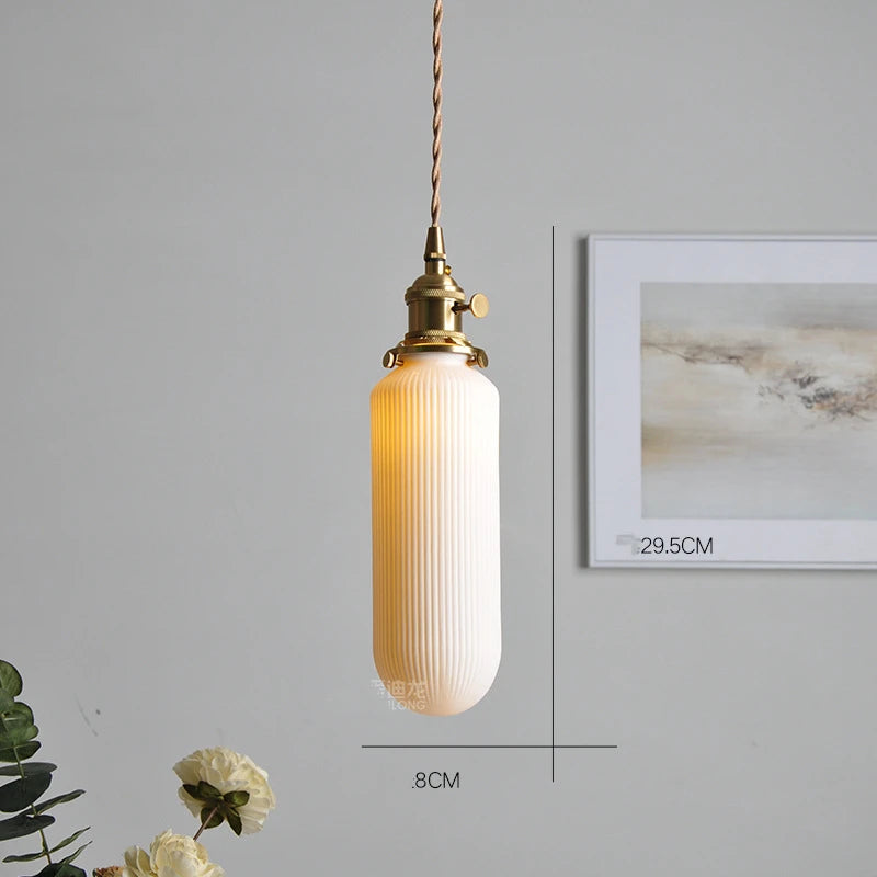 White Ceramic Pendant Lights