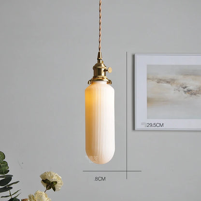 White Ceramic Pendant Lights