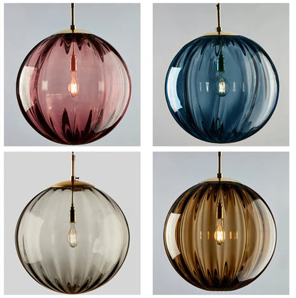 Glass Ball Pendant Light