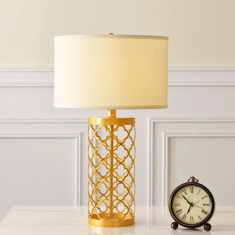 Golden Hollow Table Lamp