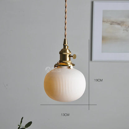 White Ceramic Pendant Lights