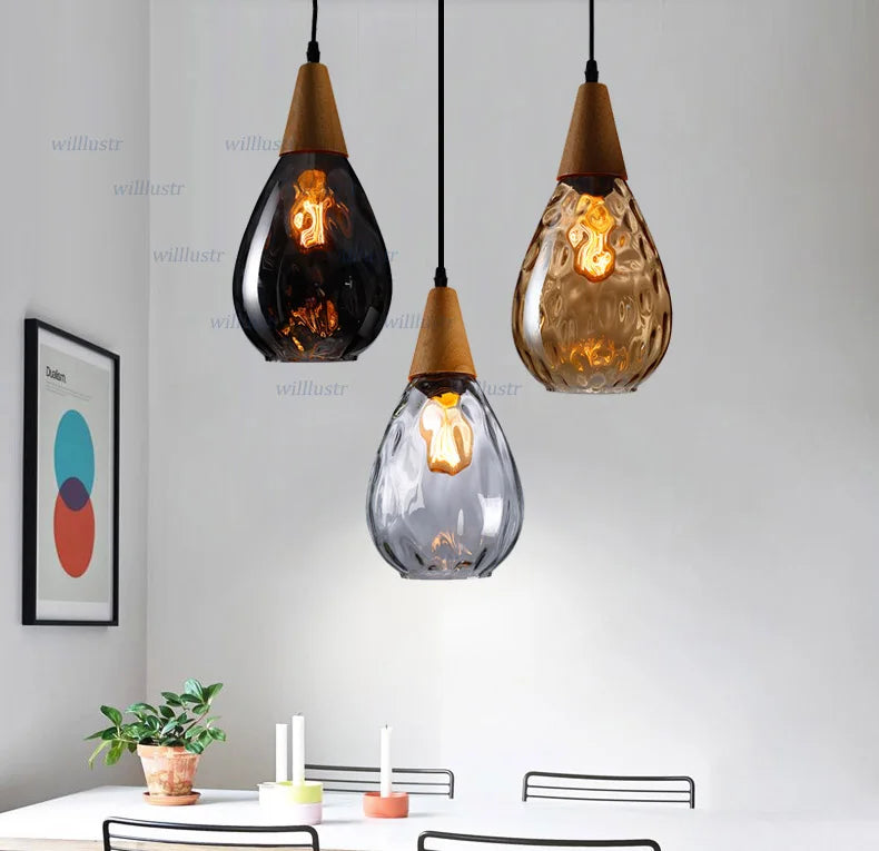 Aquatex Glass Pendant Light