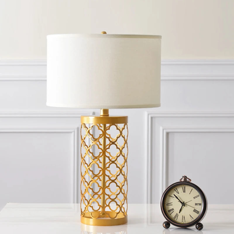 Golden Hollow Table Lamp
