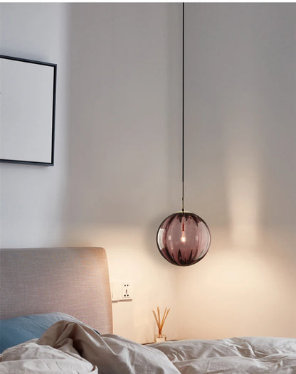 Glass Ball Pendant Light