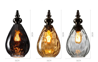 Vintage Glass Ball Pendant Light
