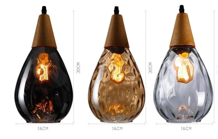 Vintage Glass Ball Pendant Light