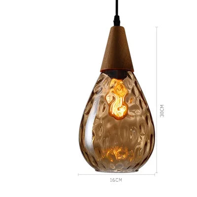 Vintage Glass Ball Pendant Light