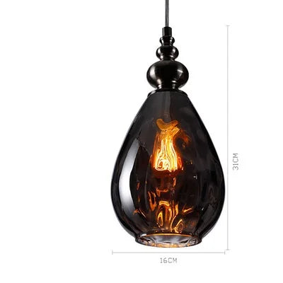Vintage Glass Ball Pendant Light