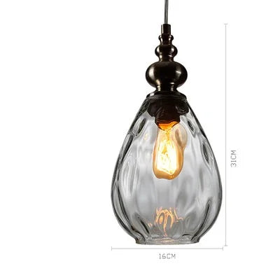 Vintage Glass Ball Pendant Light