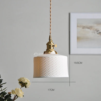 White Ceramic Pendant Lights