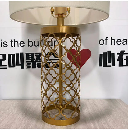 Golden Hollow Table Lamp