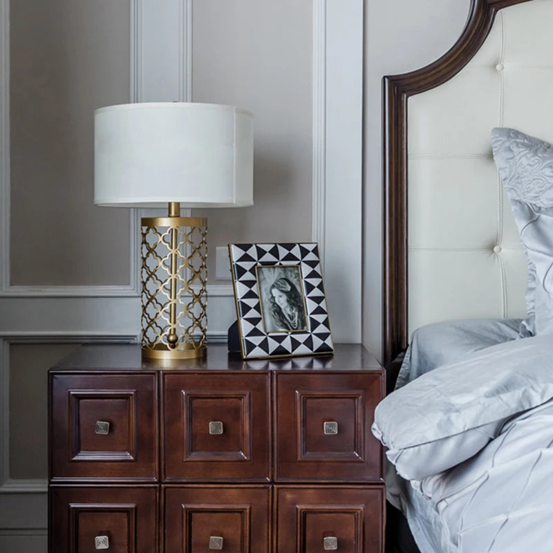 Golden Hollow Table Lamp