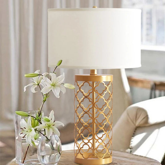 Golden Hollow Table Lamp