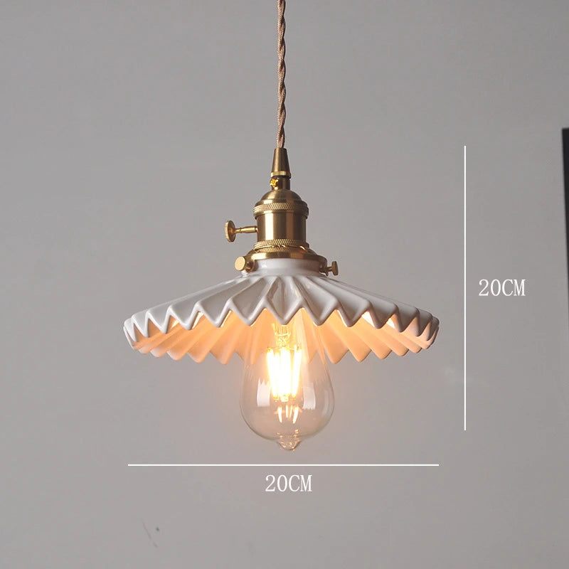 White Ceramic Pendant Lights