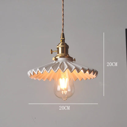 White Ceramic Pendant Lights