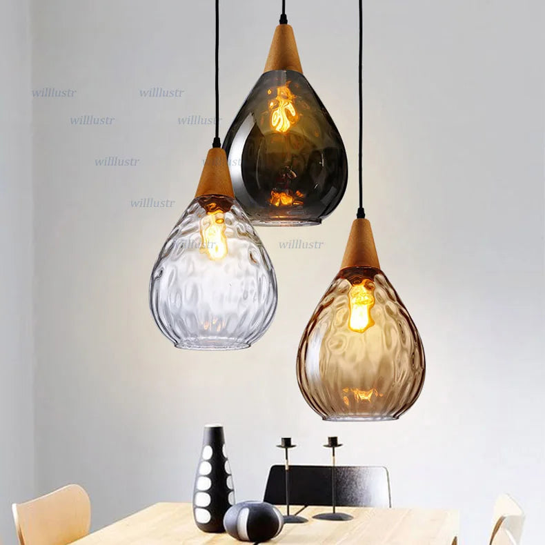 Aquatex Glass Pendant Light