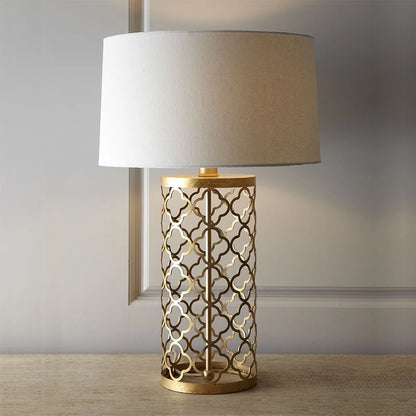 Golden Hollow Table Lamp