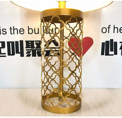 Golden Hollow Table Lamp