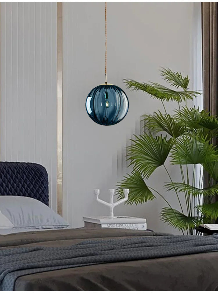 Glass Ball Pendant Light