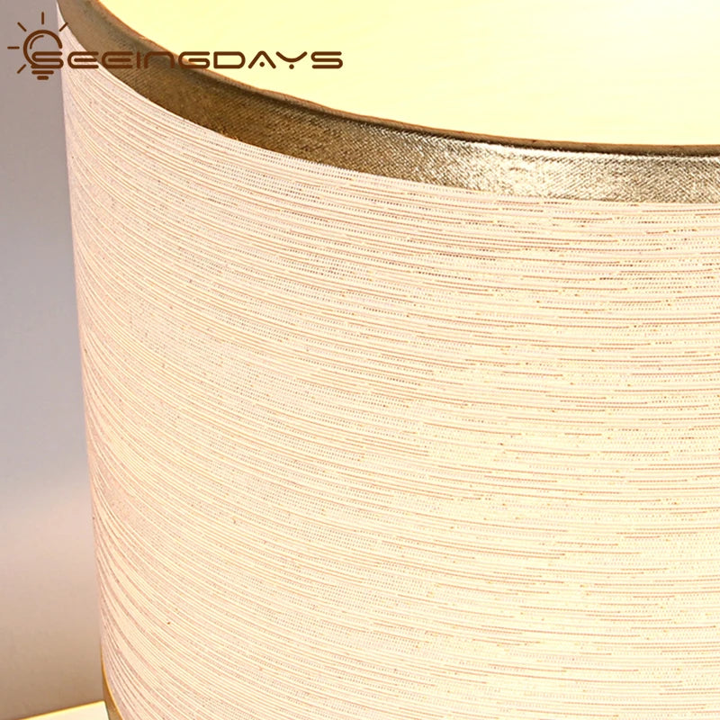 Golden Edge Crystal Table Lamp